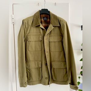 J. Crew Factory flannel-lined barn jacket